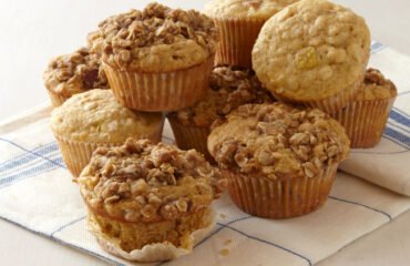 Reggeli almás-zabpelyhes muffin: egészséges napindítás