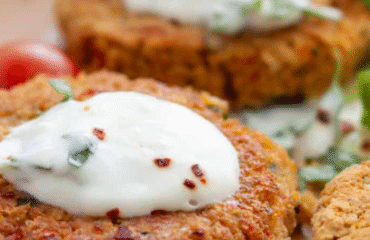 vegán zöldségfasírt air fryer-ben