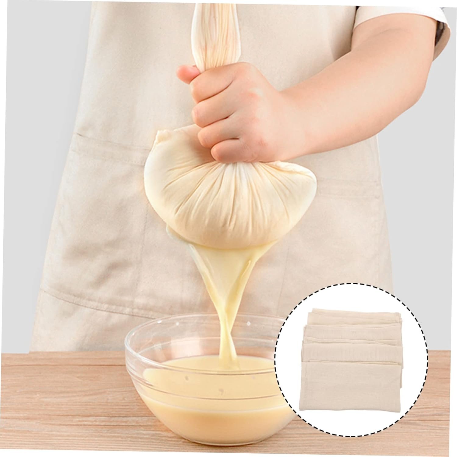 Pamut 40×40 cm – természetes, újrahasználható szűrőkendő