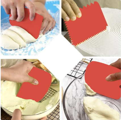 Tésztakaparó / Tésztascraper / Krémsimító spatula